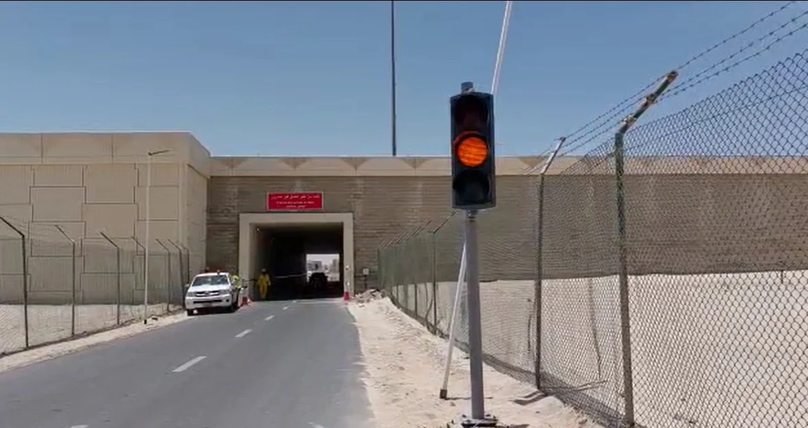 Jubail Island traffic signals